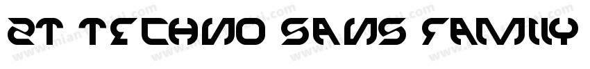 ZT Techno Sans Family字体转换